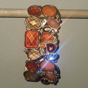 Briolette-cut stretchy bracelet